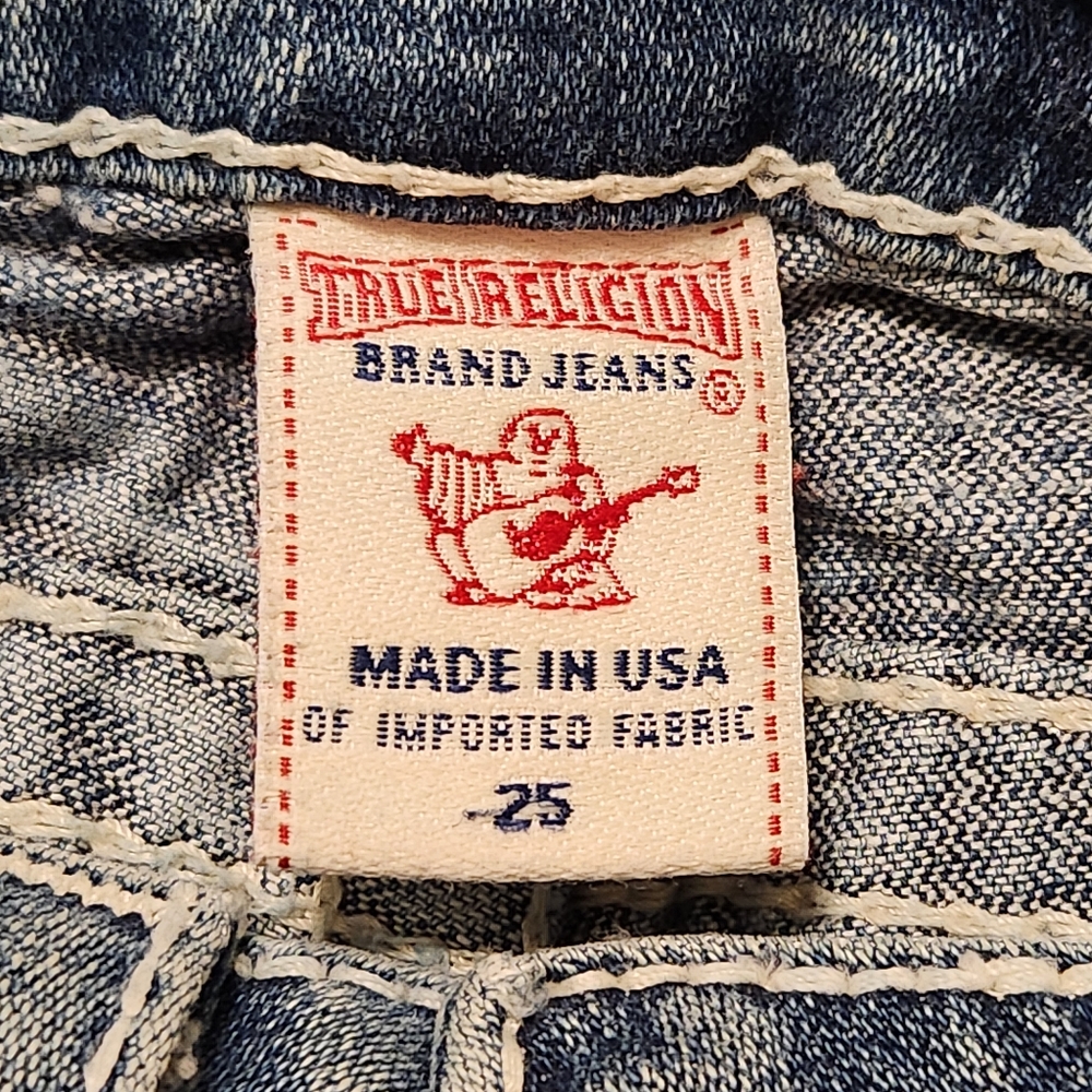 ⭐️ True Religion Sophie Cuffed Bermuda Shorts Size 25 - Picture 3 of 11